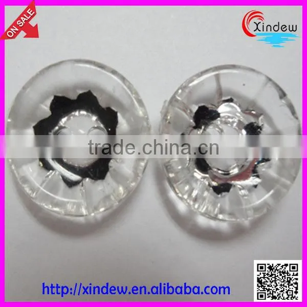 Fashion design leopard plating acrylic bottons/leopard buttons/plating buttons/two holes button