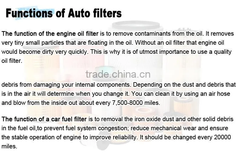 F1117100 good quality auto fuel filter