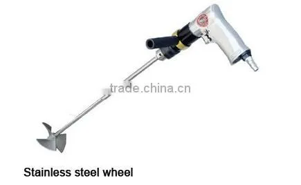 Small handle type pneumatic paint mixer