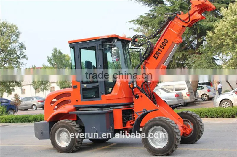 Boom Loader Telescopic Wheel Loader with Quick Coupler, 4.2M reach