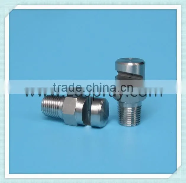 Wide angle spray flat fan flood jet water nozzles