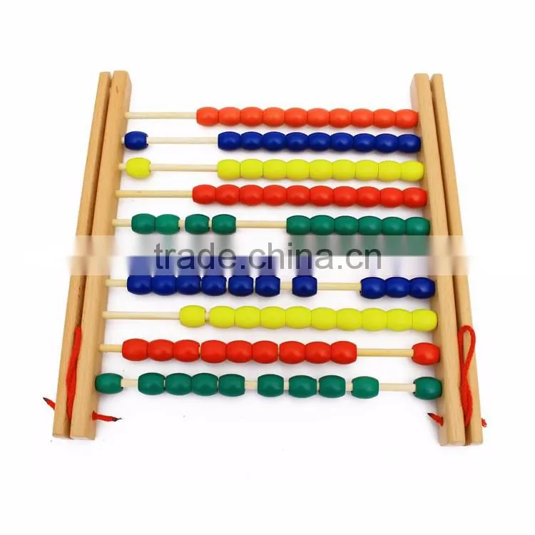 Kids educational toys wooden math learning montessori Abacus teaching equipment