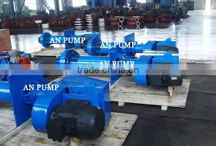 Vertical submerged sump pump for Mud