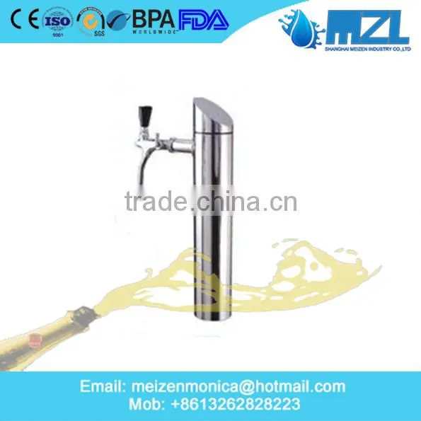 China supplier U shape diffrent ways brass draft Beer Tower dispenser with good quality
