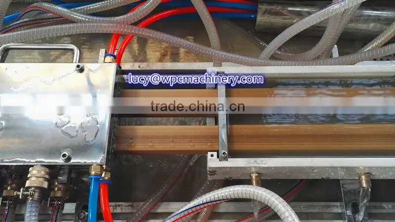 Wood Plastic WPC Outdoor Fence Panels Composite Machine wpc profile machinery