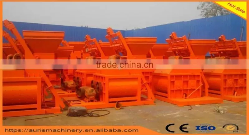 ISO CE approved js750 self loading mixer