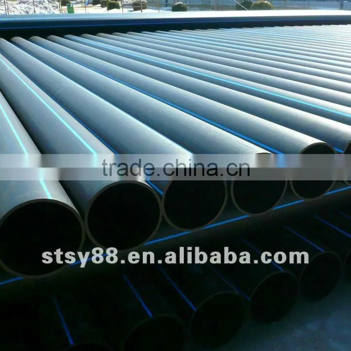 Diameter pe Pipes for Water Supply 12 SDR 11 PN 16 hdpe butt fusion fittings /pe
