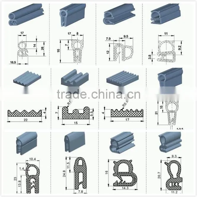 High Demand rubber strip door seal for refrigerator