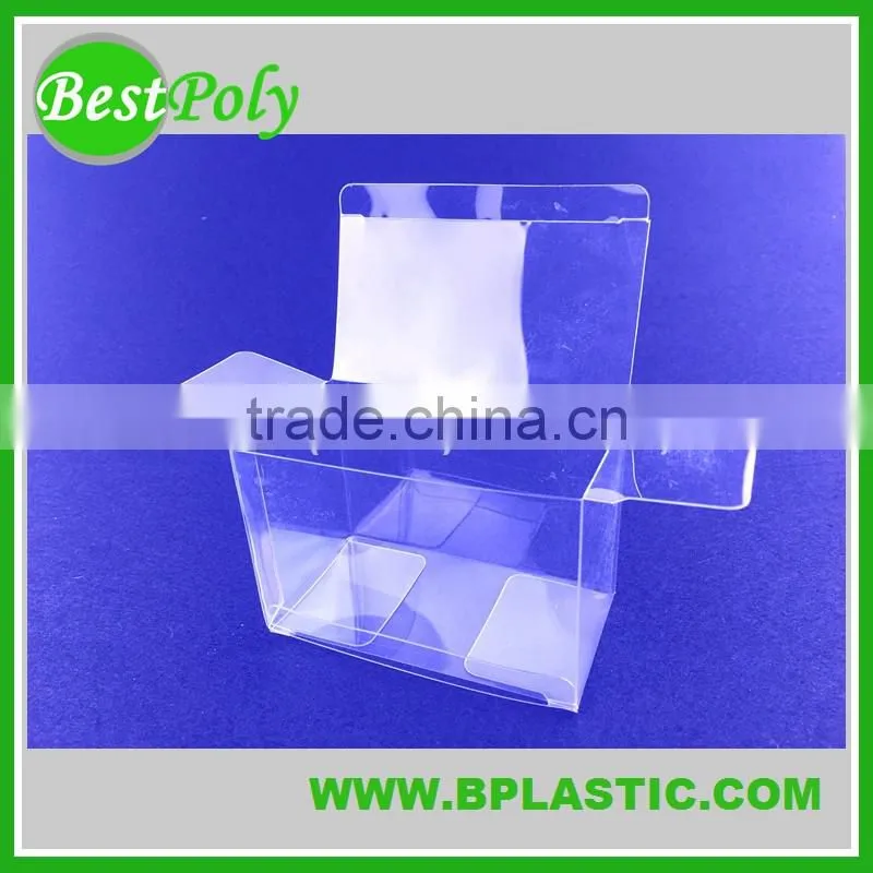 Custom made rectangle plastic PVC PET box