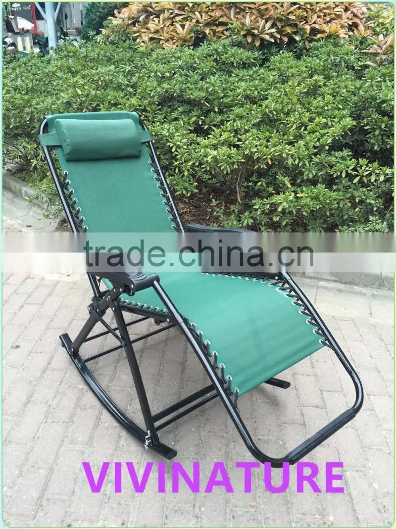 Back Rest with Feet Rest Rattan Lounge Chair