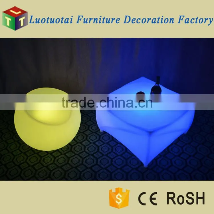 Led round stool/for outdoor used waterproof IP65 RGBW color change led chair