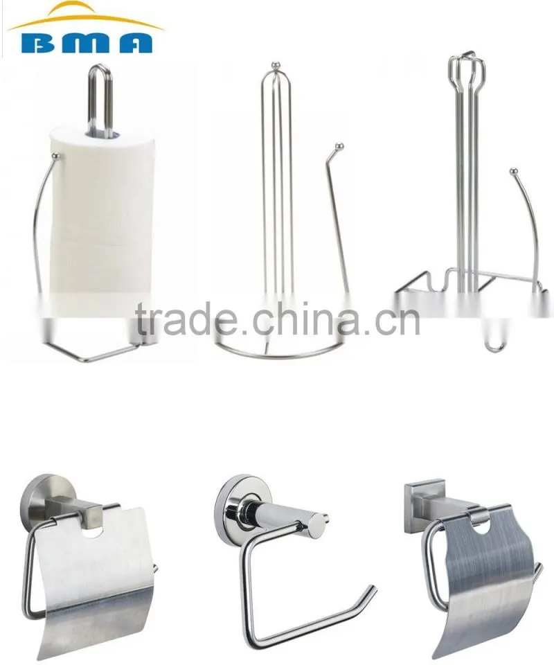 2016 Bathroom Accessories Metal Wire Freestanding Toilet Roll Holder