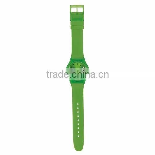 teenage fashion watch with changeable PVC strap