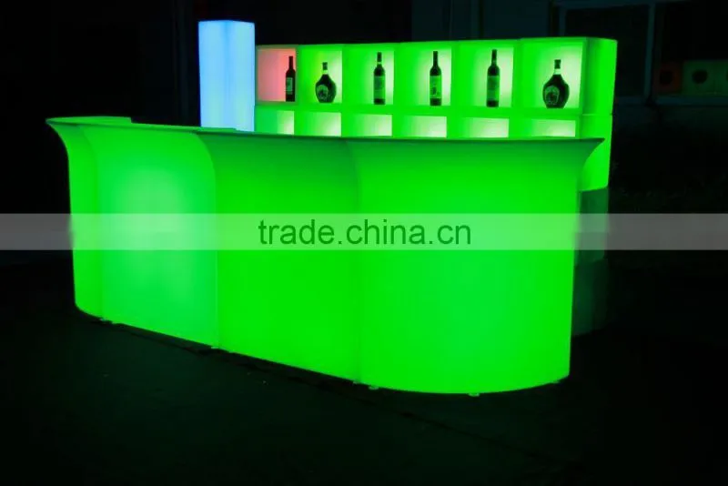 led glow furniture table for wedding/party
