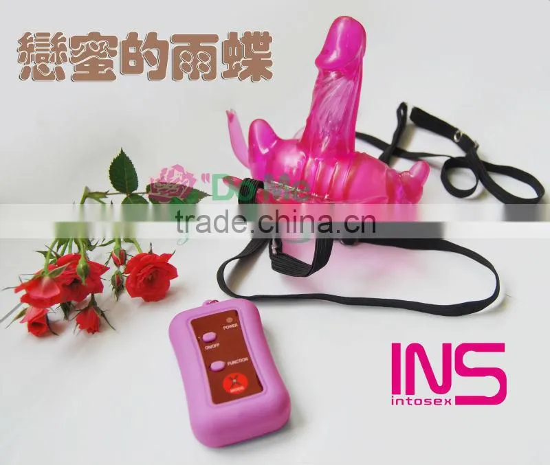 Luxury Women Wearing Sexy Butterfly Adjustable speed Vibrator Masturbate Sex Toy