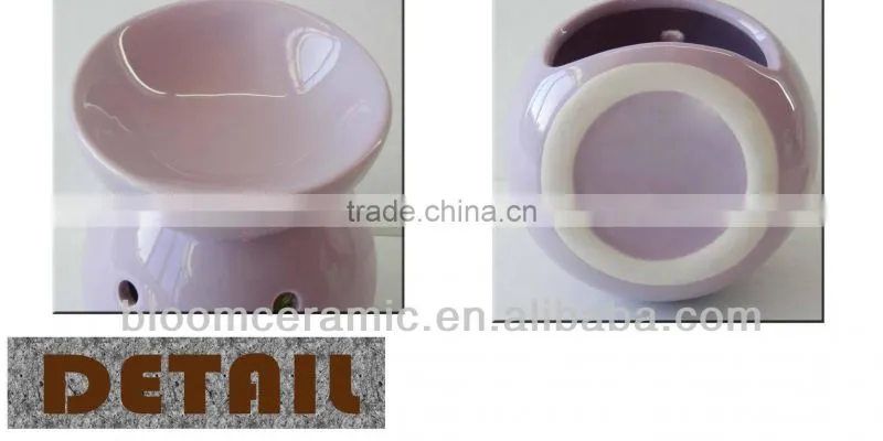 Ceramic simple oil burners for aromatherapy
