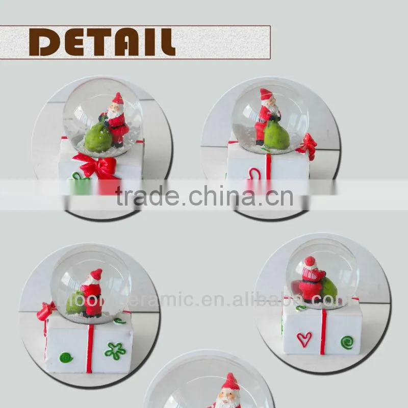 Bloom resin led water globe