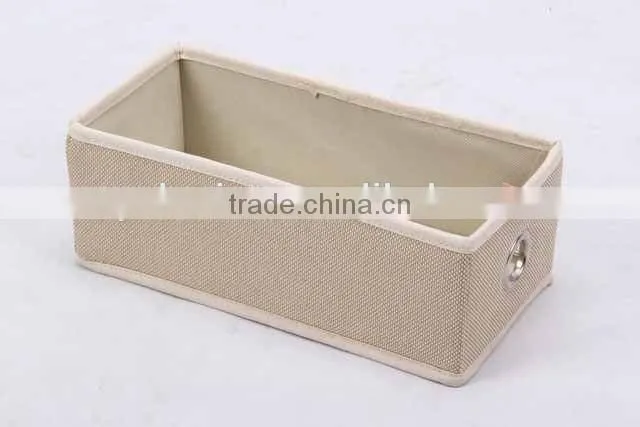 rectangular linen storage box