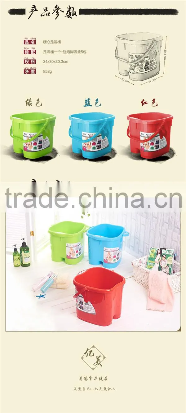 0301 with massage wheels Plastic foot tub
