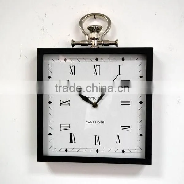 Metal simple style wall clock