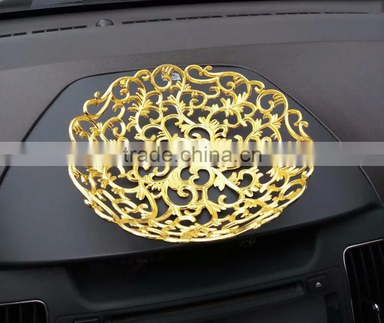 gold fruit plate decorative indian serving tray