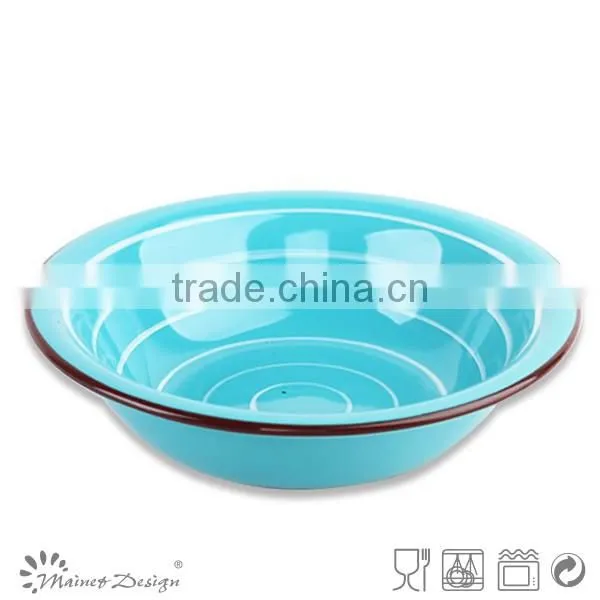 cheap stoneware round ceramic soup bowl