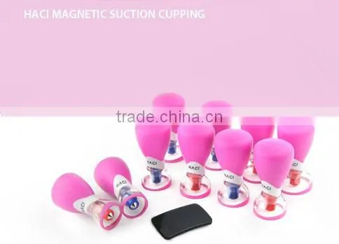 Silicone vacuum suction cupping cup for massage