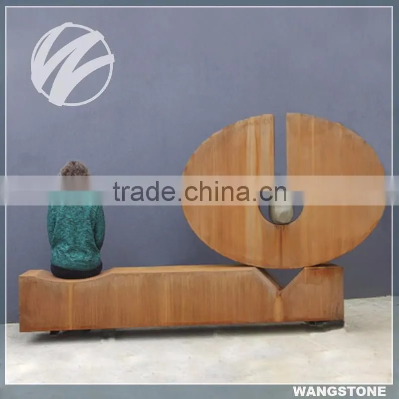Large Garden Corten Steel Sculpture