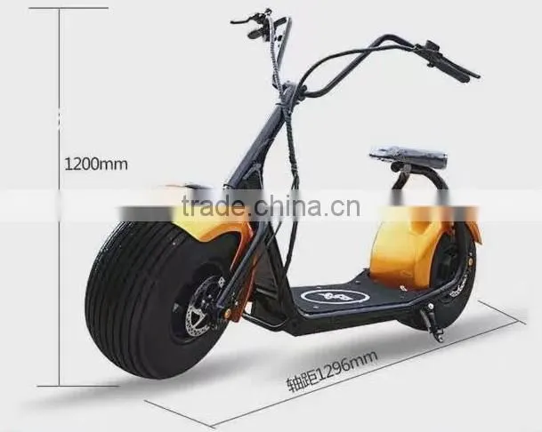 60V 1000W fashion two wheels smart balancing powerful ciyicoco electric scooter