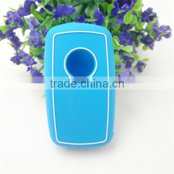 Silicone remote key covers For Volkswagen 3+1 buttons, for passat,magotan keys with white line