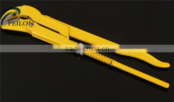 Carbon Steel Pipe Clamp Pliers Pipe Wrench Heavy Duty Pump Double Handle Pipe Clamp