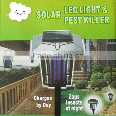 Solar Powered With Re-chargeable Batteries Mosquito Killer Lamp