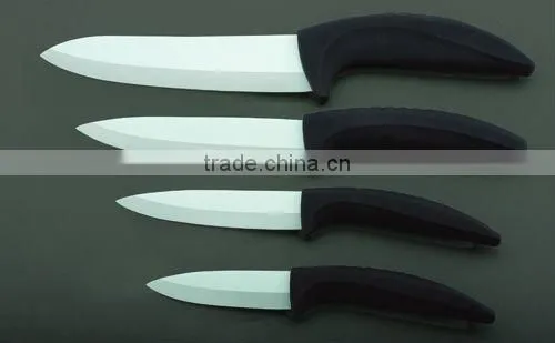 Ceramic knife with safe design handle