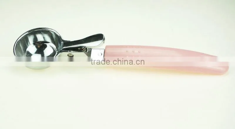 42160 hot sale zinc alloy icecream spoon Stainless steel ice cream spoon