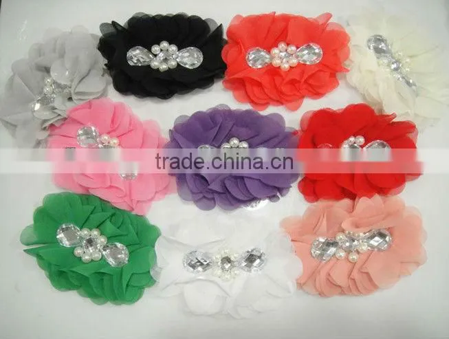 CF 0729 Teenage mini cheap boutique sequin wholesale hair bows