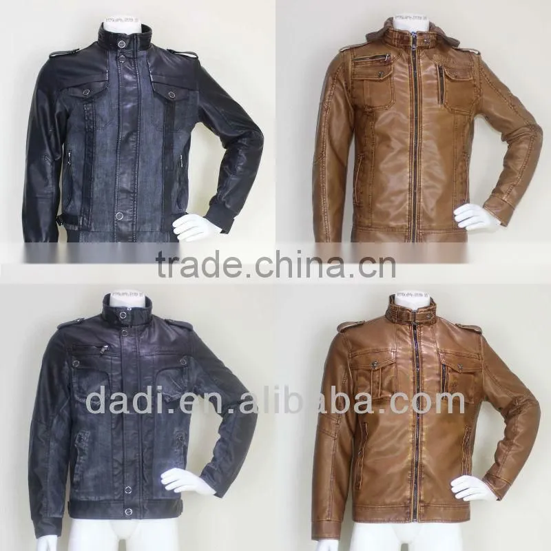 Fashion Genuine Leather Jacket For Men