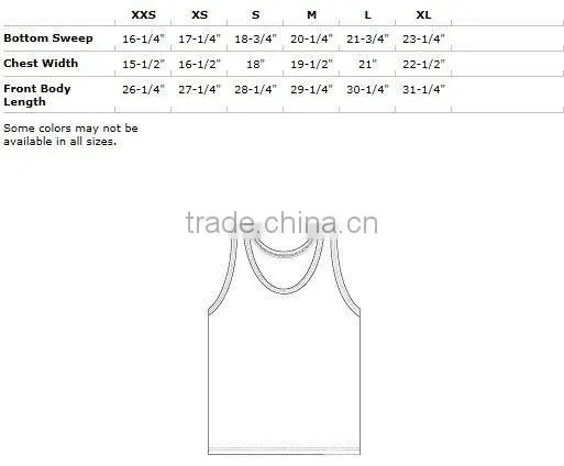 Unisex Fine Jersey Tank Top
