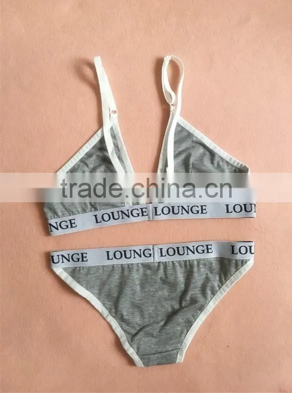 2016 latest new design sexy fashion hot sale the letter bikini women swimwear
