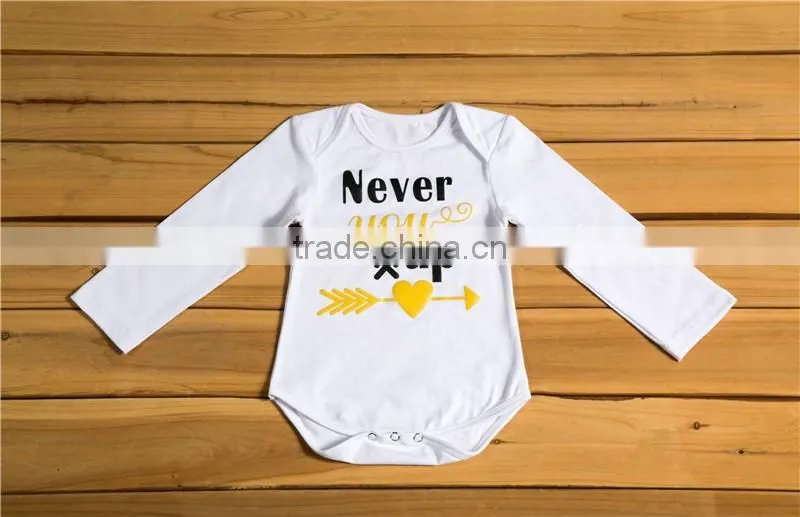 Long Sleeve Infant Baby Jumpsuit boutique baby velantines cotton romper new kids fall holiday cloth