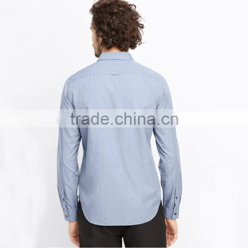 Wholesale men's business custom-made factory price linen mens shirts long sleeve
