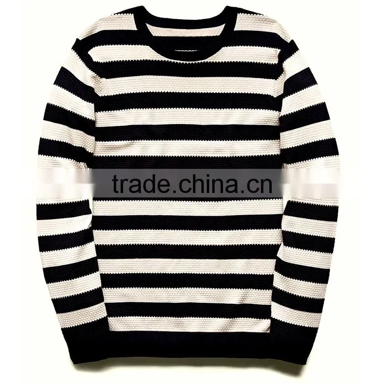fashion simple style striped knitted T-topper men sweaters