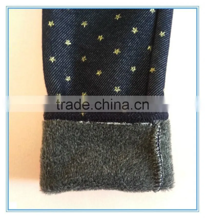 OEM Children Girls Winter Leggings, Children Fashion Winter Pants Plain Pants, Elastic Waist Leggings