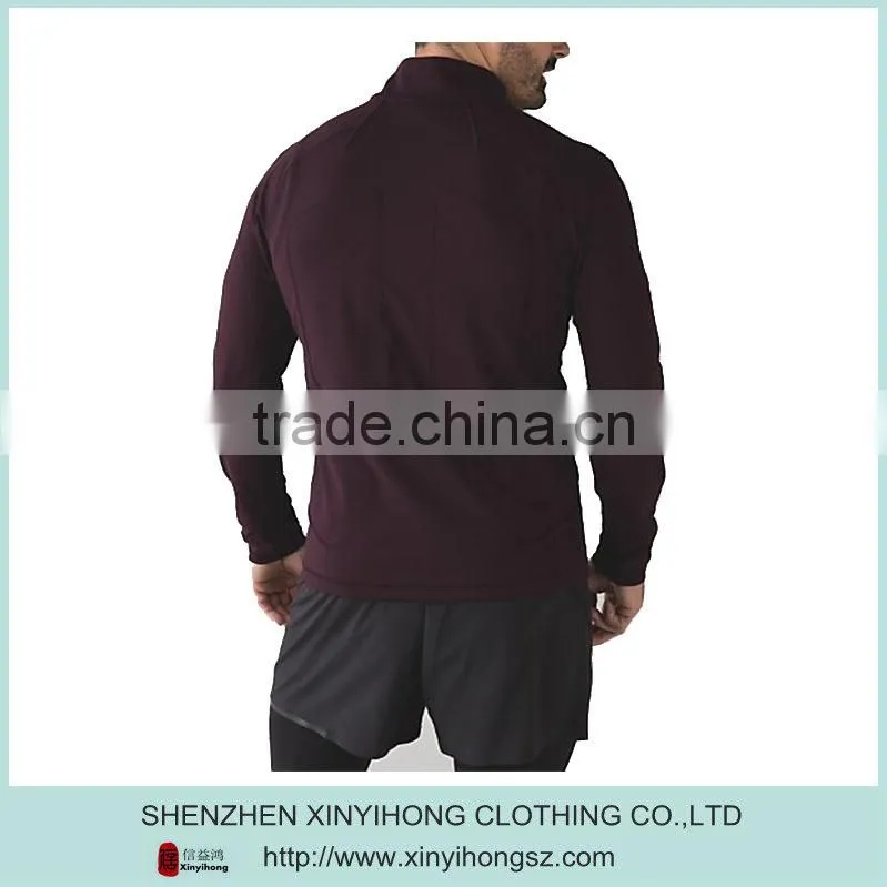 Paneled Warmth 1/2 Zip lightweight pullover no hoodies