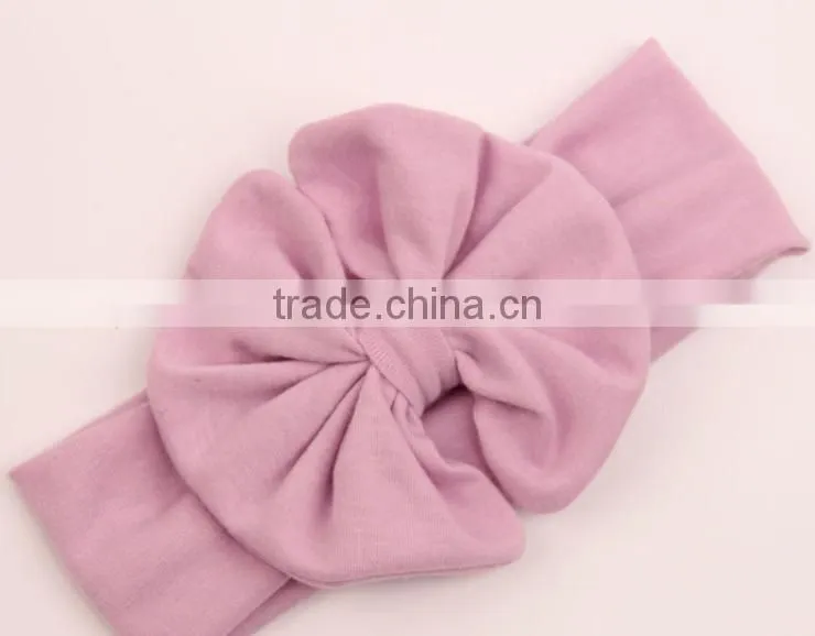 Dupioni Silk Baby Headband Kids Hair Accessories with Lace Rhinestone