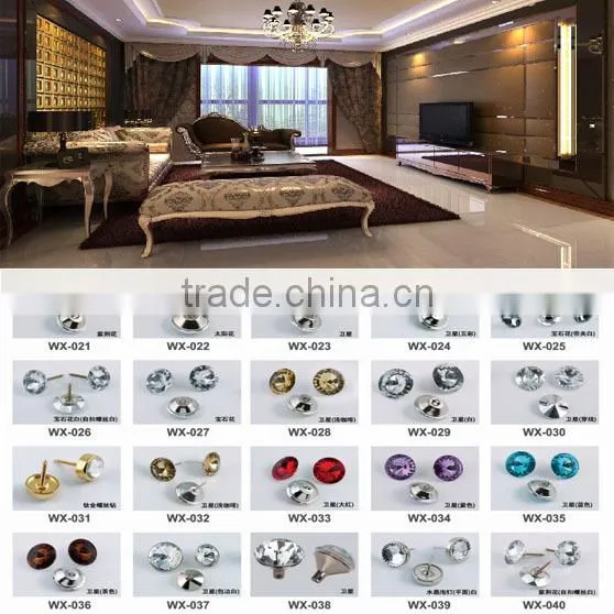 Extravagant sofa button