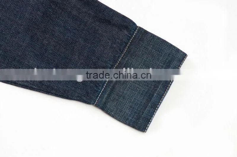 casual denim embroidery jacket dress