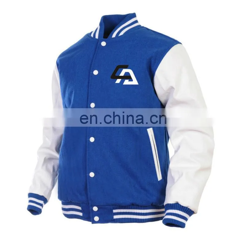 Quilted Varsity Jacket / Baseball Jacket / Letterman Jacket