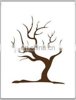 Our Love Tree Fingerprint Signature Canvas Painting Attendance album Wedding Decorations