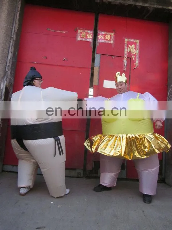 customized popular inflatable sumo wrestler costume for advertising
