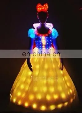 high grade LED wedding veil for party/show,lighting up cloth